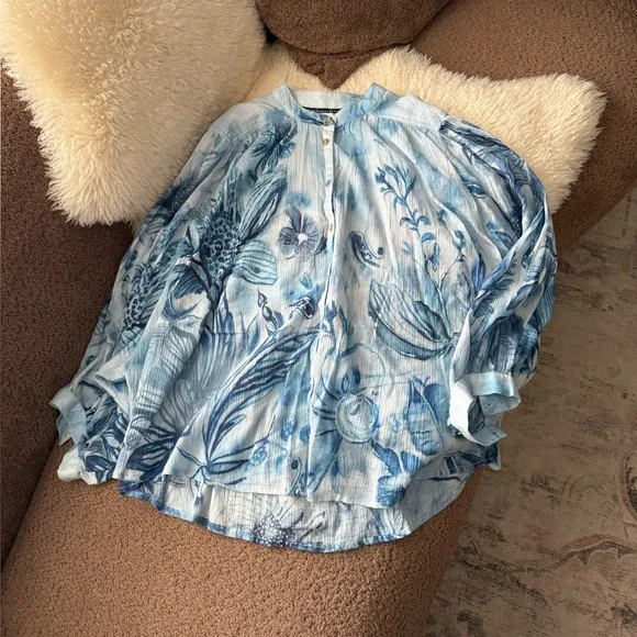 Anthropologie Pilcro Sydney Dolman Sleeve Blouse - Picture 2 of 7